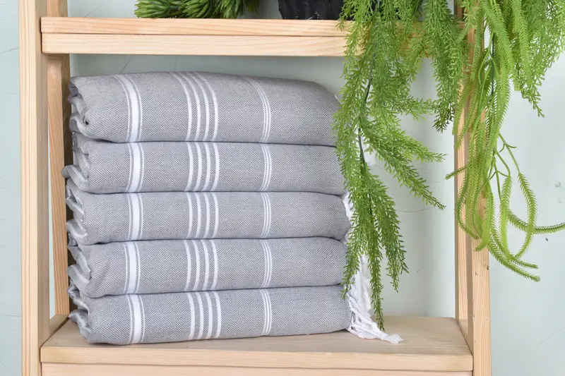 Gifts For Him, Spa Towel, Best Friend Gift, 70x40 Cotton Striped Towel, Personalize Gift, Beach Size Towel, Wedding Gifts Towel, Friends Beach Towel - 1