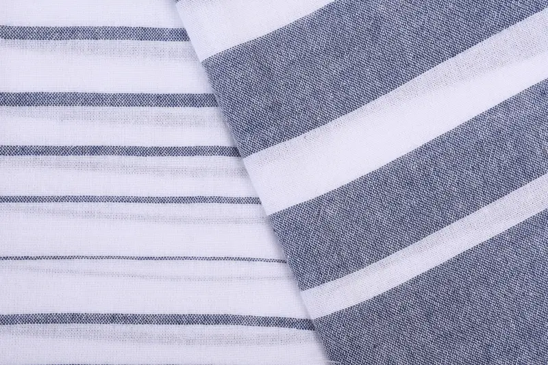Personalized Towel, Wedding Anniversary Gift, Peshtemal Towel, Travel towel, 64x40 Cotton Striped Towel, Best Friend Gift Ideas, Beach Size Towel - 5