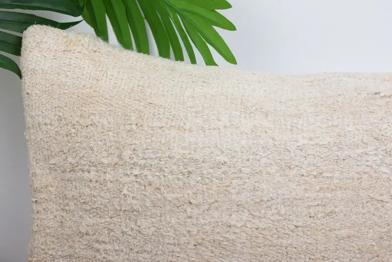 Turkish Pillow, Pillow for Sofa, Decorative Throw Pillow Cover, Couch Cushion, 12x20 White Cushion Case, Cushion Case, Throw Kilim Pillow - 2