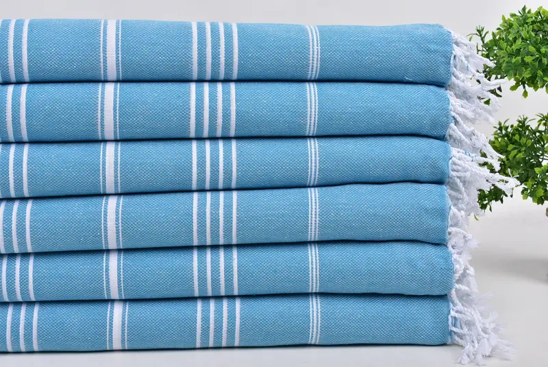 Wedding Anniversary Gift, Embroidery Towels, Personalized Wedding Gift, Quick-Dry Beach Towel, Scarf Towel, Gift For Him, 70x40 Cotton Striped Towel - 3