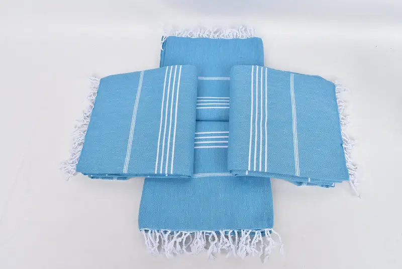 Wedding Anniversary Gift, Embroidery Towels, Personalized Wedding Gift, Quick-Dry Beach Towel, Scarf Towel, Gift For Him, 70x40 Cotton Striped Towel - 6