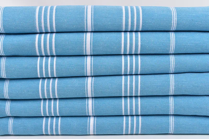 Wedding Anniversary Gift, Embroidery Towels, Personalized Wedding Gift, Quick-Dry Beach Towel, Scarf Towel, Gift For Him, 70x40 Cotton Striped Towel - 2