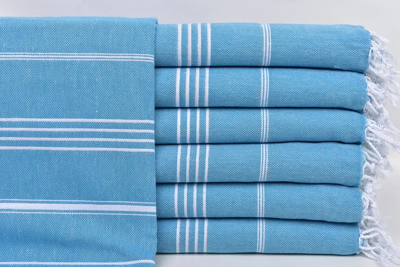 Wedding Anniversary Gift, Embroidery Towels, Personalized Wedding Gift, Quick-Dry Beach Towel, Scarf Towel, Gift For Him, 70x40 Cotton Striped Towel - 1