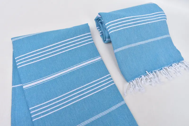 Wedding Anniversary Gift, Embroidery Towels, Personalized Wedding Gift, Quick-Dry Beach Towel, Scarf Towel, Gift For Him, 70x40 Cotton Striped Towel - 7