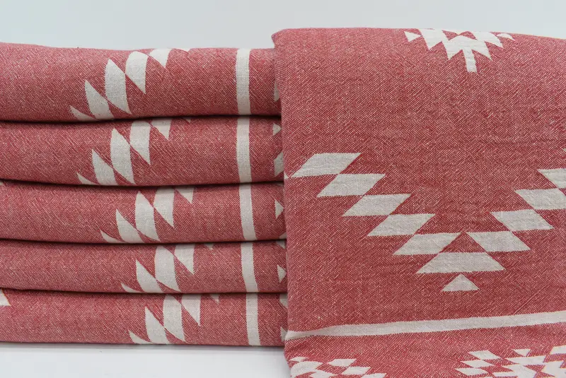 Bath towel, 70x36 Cotton Kilim Towel, Personalized Gifts, Turkish Towel USA, Bachelorette Party Favors Beach, Holiday Towel, Peshtemal Towel - 1