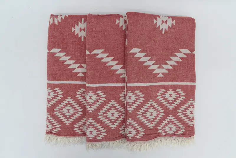 Bath towel, 70x36 Cotton Kilim Towel, Personalized Gifts, Turkish Towel USA, Bachelorette Party Favors Beach, Holiday Towel, Peshtemal Towel - 7