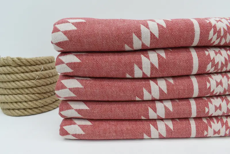 Bath towel, 70x36 Cotton Kilim Towel, Personalized Gifts, Turkish Towel USA, Bachelorette Party Favors Beach, Holiday Towel, Peshtemal Towel - 2