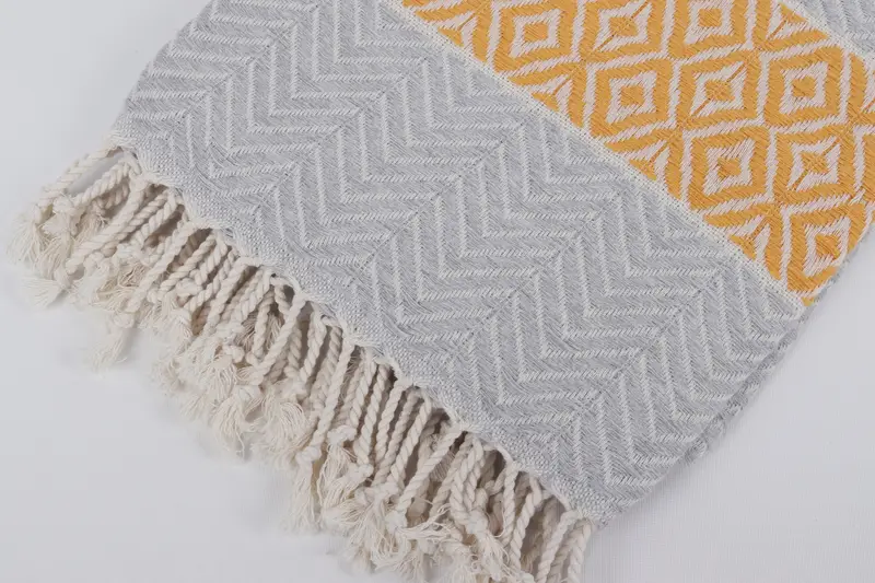 Fouta towel, 70x40 Cotton Chevron Towel, Bachelorette Party Favors, Bridal Shower Favors, Handmade Gift, Quick-drying peshtemal towel for poolside - 7