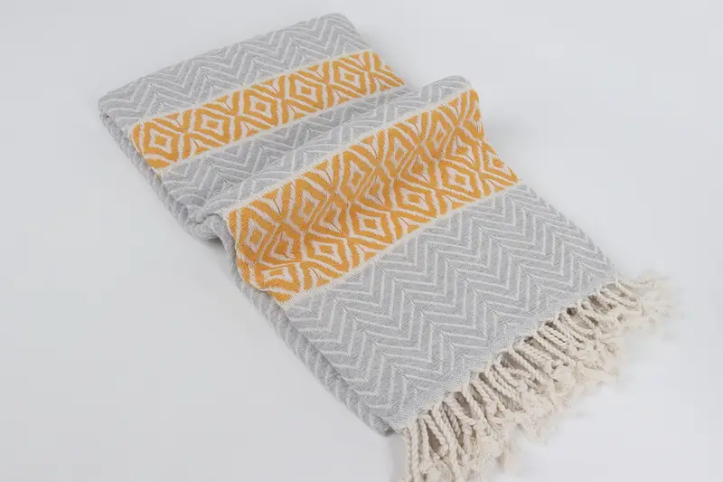 Fouta towel, 70x40 Cotton Chevron Towel, Bachelorette Party Favors, Bridal Shower Favors, Handmade Gift, Quick-drying peshtemal towel for poolside - 6