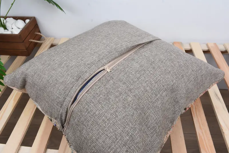 Pillow for Couch, Kilim Cushion Sham, Armchair Pillow Case, Vintage Pillow, 24x24 White Cushion Case, Cushion, Authentic Pillow, Luxury Pillow Case - 8