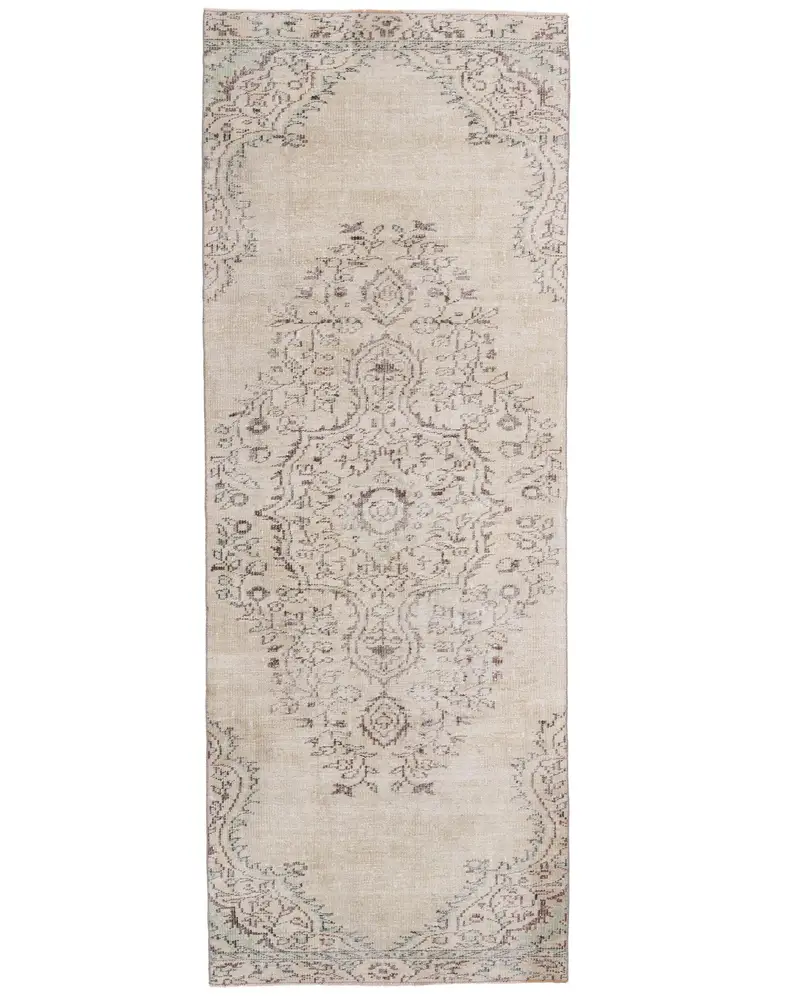 Zarif Bej ve Mavi İran Halısı, 3,9x10,2 ft