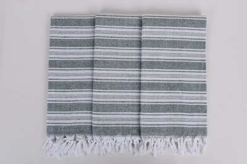 Kids Beach Towel, Beach Towel Bulk, 68x32 Cotton Striped Towel, Bridemaids Beach Towel, Bridal Shower Favors, Lightweight towel, Employee Gifts - 7