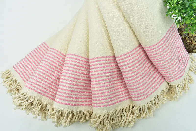 Personalize Gift, 70x36 Cotton Striped Towel, Organic Turkish towel, Guest Towel, Bridal Shower Gift, Beach towel, Vegas Bachelorette Party Favors - 4