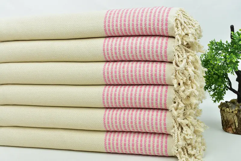 Personalize Gift, 70x36 Cotton Striped Towel, Organic Turkish towel, Guest Towel, Bridal Shower Gift, Beach towel, Vegas Bachelorette Party Favors - 3