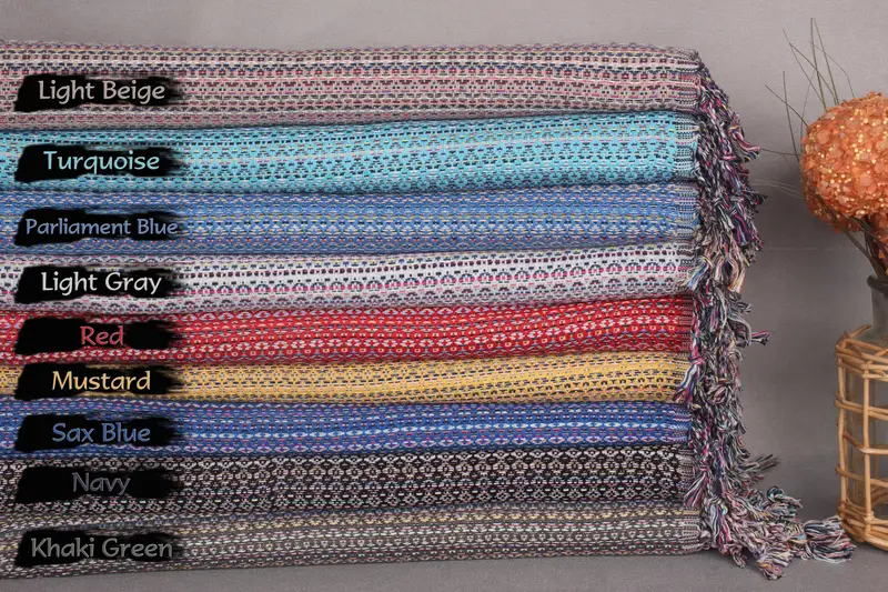 Kitchen Towel, Turkish Towel Hand Towel, Bridesmaid Towel, 38x18 Cotton Colorful Diamond Towel, Personalized Kitchen Towel, Embroidery Towels - 1