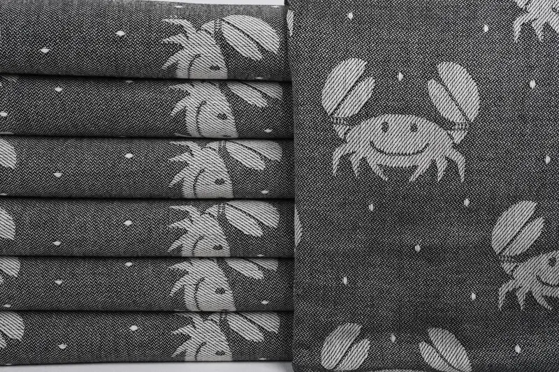 Quick-Dry Beach Towel, Custom Towel Beach, 68x40 Cotton Crab Design Towel, Merry Christmas Gifts, Embroidered Towel, Lightweight towel, Gym Towel - 2