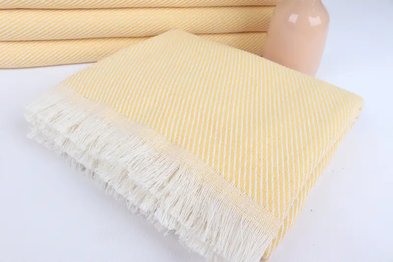Best Friend Gift, 70x36 Cotton Striped Towel, Florida Bachelorette Party Favors, Turkish towel, Absorbent towel, Boyfriend Christmas Gift - 5