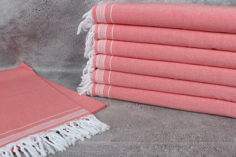 Turkish Blanket, Valentines Day Gift For Him, 92x56 Cotton Striped Towel, Personalized Blanket, Throw Blanket Couch, Extra Large Tablecloth - 2