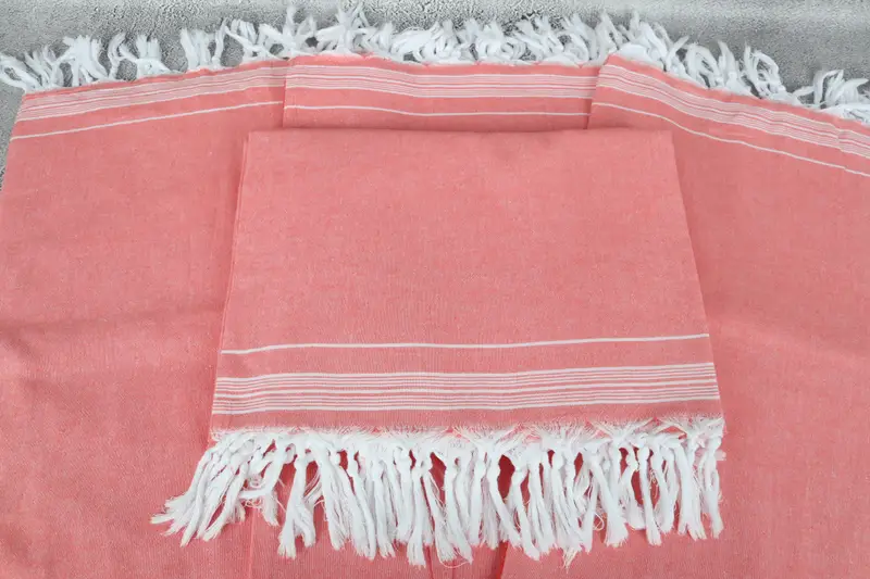 Turkish Blanket, Valentines Day Gift For Him, 92x56 Cotton Striped Towel, Personalized Blanket, Throw Blanket Couch, Extra Large Tablecloth - 4