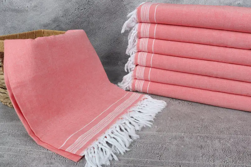 Turkish Blanket, Valentines Day Gift For Him, 92x56 Cotton Striped Towel, Personalized Blanket, Throw Blanket Couch, Extra Large Tablecloth - 3