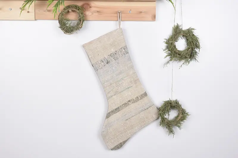 19-Zoll-Weihnachtsornament-Musterstrumpf, festlicher Weihnachtsstrumpf