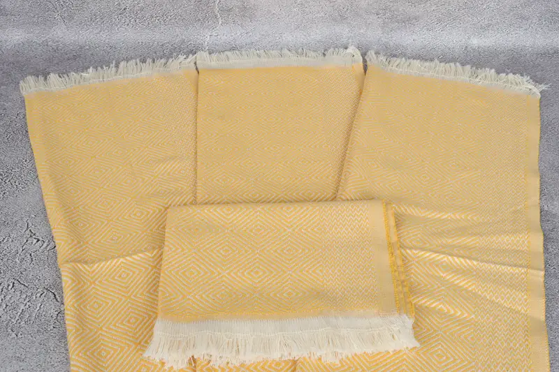 Xmas Gifts, 36x20 Cotton Diamond Towel, Small Bath Towels, Bridal Shower Favors, Turkish Tea Towel, Welcome Wedding Gift, Turkish Towel Hand Towel - 4