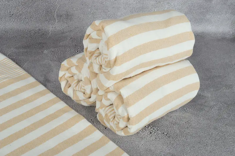 68x40 Cotton Striped Terry Towel, Wedding Anniversary Gift, Turkish Towel USA, Gift For Her, Custom Towel Beach, Bridal Shower Favors, Spa Gift - 8