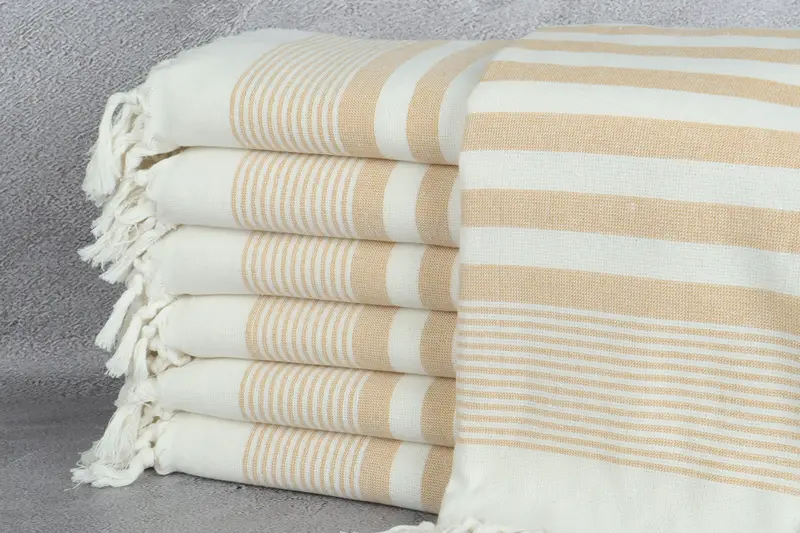 68x40 Cotton Striped Terry Towel, Wedding Anniversary Gift, Turkish Towel USA, Gift For Her, Custom Towel Beach, Bridal Shower Favors, Spa Gift - 1