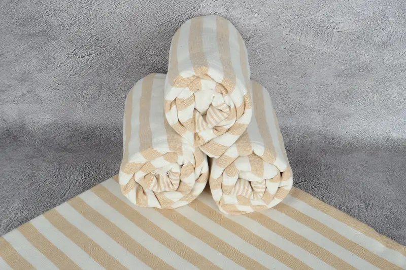 68x40 Cotton Striped Terry Towel, Wedding Anniversary Gift, Turkish Towel USA, Gift For Her, Custom Towel Beach, Bridal Shower Favors, Spa Gift - 7