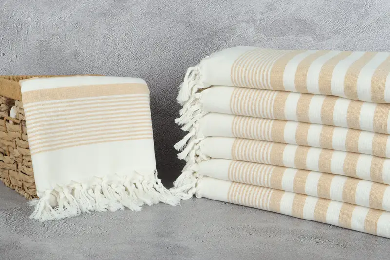 68x40 Cotton Striped Terry Towel, Wedding Anniversary Gift, Turkish Towel USA, Gift For Her, Custom Towel Beach, Bridal Shower Favors, Spa Gift - 3