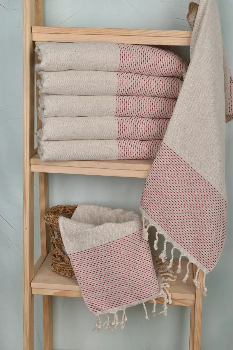 Gift For The Home Decor, Bridal Gifts, Bridesmaid Gifts, Monogram Hand Towel, 40x20 Cotton Polka Dot Towel, Spa Towel, Turkish Towel Hand Towel - 3
