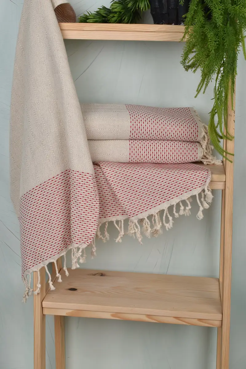 Gift For The Home Decor, Bridal Gifts, Bridesmaid Gifts, Monogram Hand Towel, 40x20 Cotton Polka Dot Towel, Spa Towel, Turkish Towel Hand Towel - 6