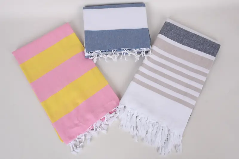 Beach towel, Turkish hand towel, 70x40 Cotton Set of 8 Towel, Beach Bachelorette Party Decorations, Sand-resistant towel, Home Decor Towel - 6