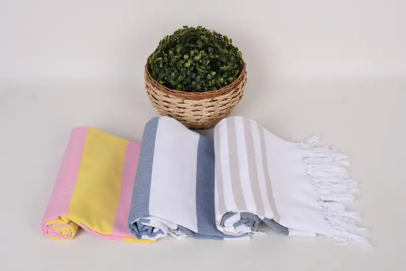 Beach towel, Turkish hand towel, 70x40 Cotton Set of 8 Towel, Beach Bachelorette Party Decorations, Sand-resistant towel, Home Decor Towel - 8