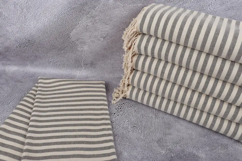 Best Wedding Gift, 70x40 Cotton Striped Towel, Bath towel, Gift Towel, Turkish bath towel, Personalized Turkish Towel, Monogrammed Turkish Towel - 2