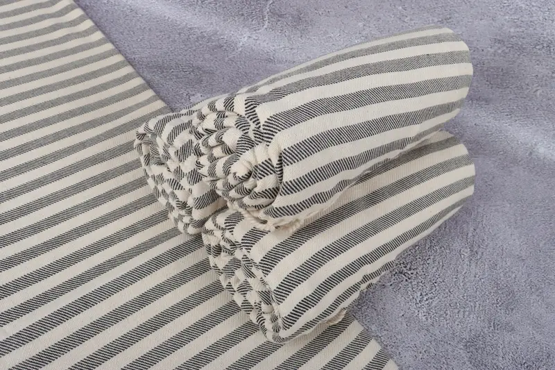 Best Wedding Gift, 70x40 Cotton Striped Towel, Bath towel, Gift Towel, Turkish bath towel, Personalized Turkish Towel, Monogrammed Turkish Towel - 7