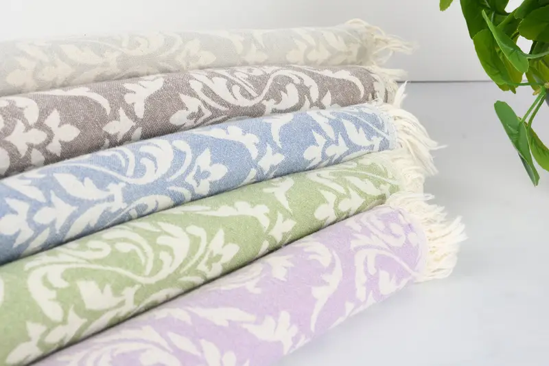 Bridal Shower Gift, 68x36 Cotton Baroque Towel, Turkish beach towel, Christmas Gift, Bachelorette Party Gift, Personalized Turkish Beach Towel - 3