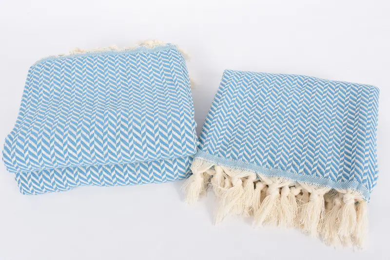 70x40 Cotton Chevron Towel, Wedding Gift For Bride, Girls Weekend Getaways Ideas, Peshtemal Towel, Soft towel, Sand-resistant towel, Custom Towel - 7