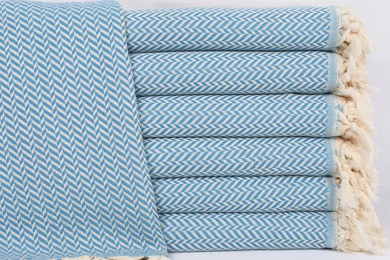 70x40 Cotton Chevron Towel, Wedding Gift For Bride, Girls Weekend Getaways Ideas, Peshtemal Towel, Soft towel, Sand-resistant towel, Custom Towel - 1