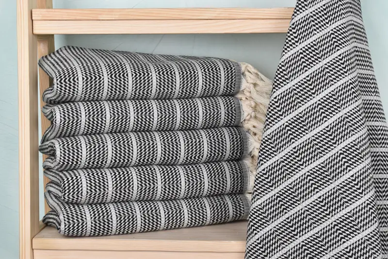 Personalized Gift For Him, Lightweight towel, Bachelorette Party Gifts Bridesmaids, Best Beach Towel, 70x40 Cotton Striped Towel, Travel Towel - 2