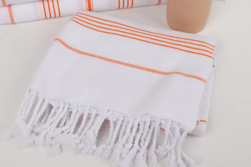 70x40 Cotton Striped Towel, Personalized Gift, Summer Gift, Valentines Day Gift For Him, Absorbent Turkish towel, Personalized Home Gift Wedding - 5