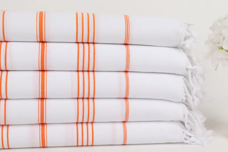 70x40 Cotton Striped Towel, Personalized Gift, Summer Gift, Valentines Day Gift For Him, Absorbent Turkish towel, Personalized Home Gift Wedding - 3