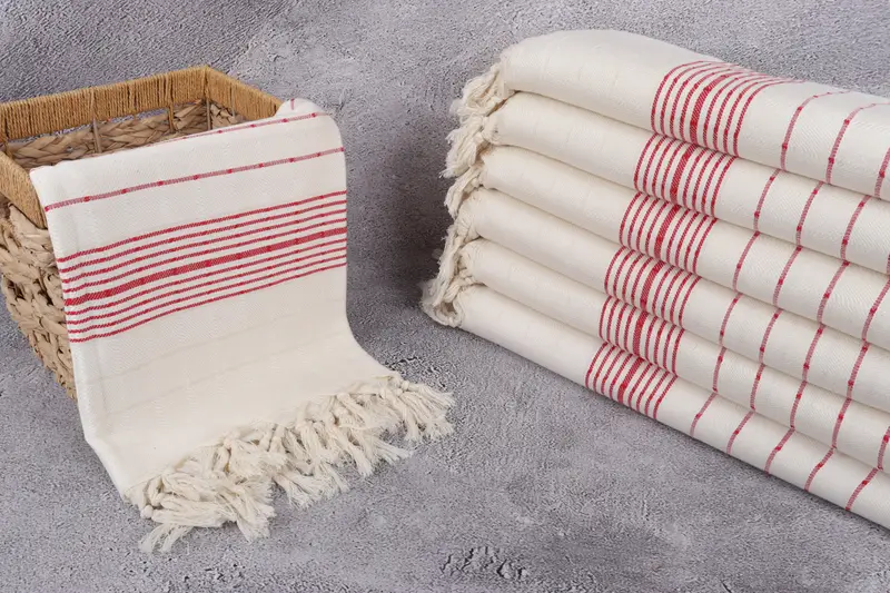 Customized Towels, Organic Turkish towel, Summer Towel, Large Turkish Towel, 70x40 Cotton Striped Towel, Bachelorette Party Gifts Bridesmaids - 3