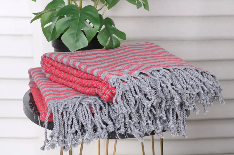 Personalized Turkish Towel, 70x40 Cotton Diamond Towel, Memorial Gift, Scarf Towel, Embroidered Beach Towel, Custom Wedding Gift, Cotton towel - 3