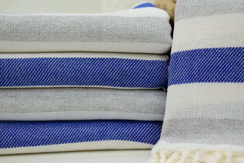 Organic Towel, 64x36 Cotton Striped Towel, Sand-free towel, Turkish beach towel, Bachelorette Party Gift, Gift For Boyfriend, Pool Towels - 2