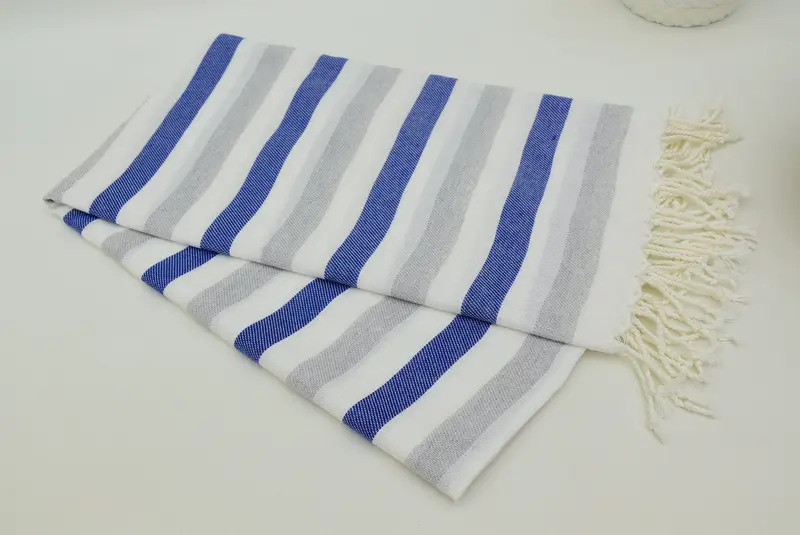 Organic Towel, 64x36 Cotton Striped Towel, Sand-free towel, Turkish beach towel, Bachelorette Party Gift, Gift For Boyfriend, Pool Towels - 3