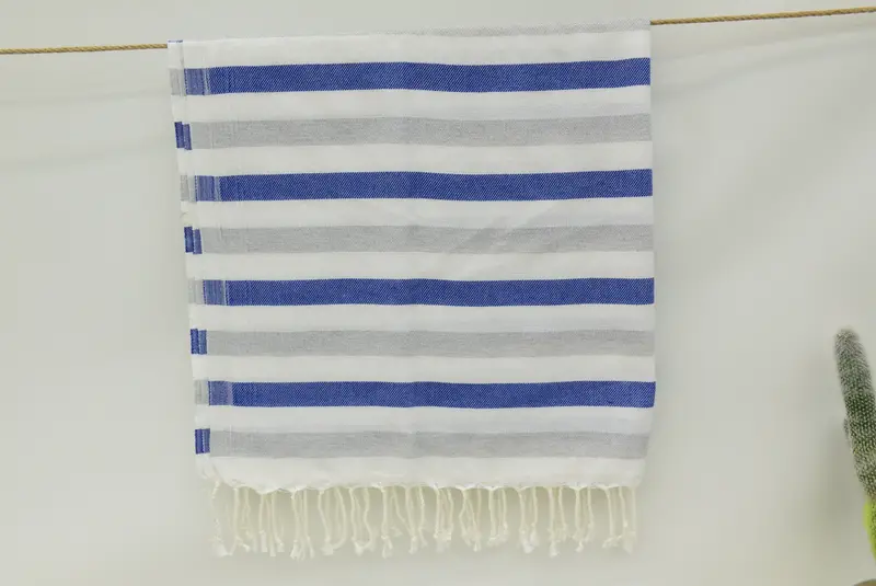 Organic Towel, 64x36 Cotton Striped Towel, Sand-free towel, Turkish beach towel, Bachelorette Party Gift, Gift For Boyfriend, Pool Towels - 6