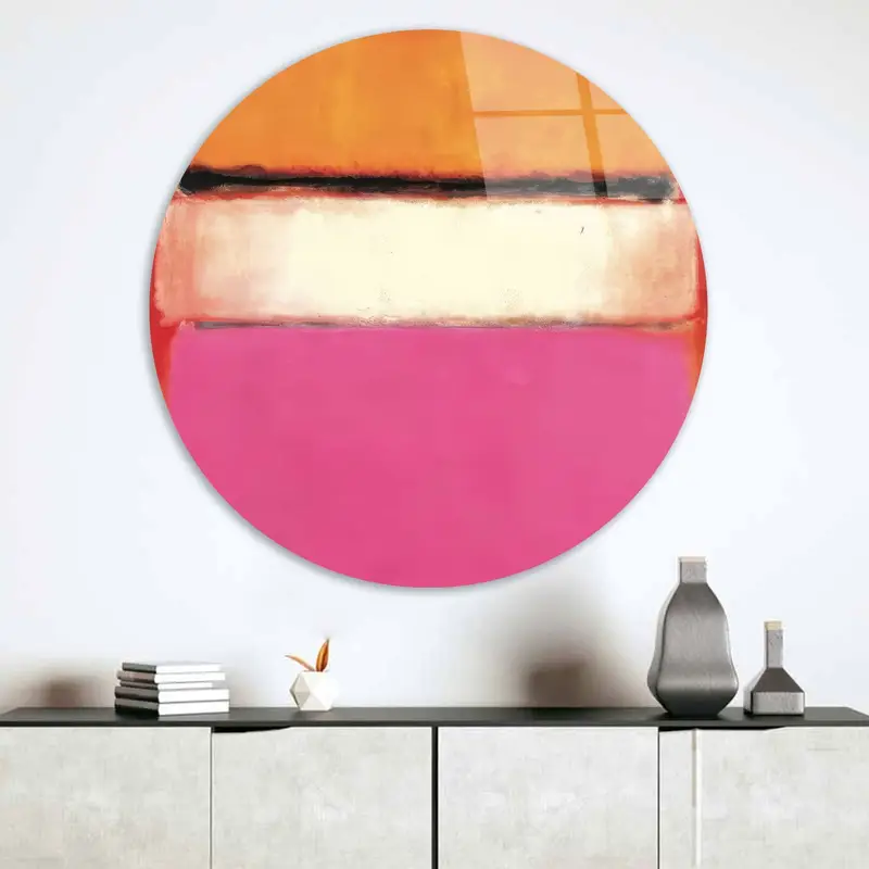 Trendy Boho Pembe Kanvas Sanatı: Zarif Minimal Dekor