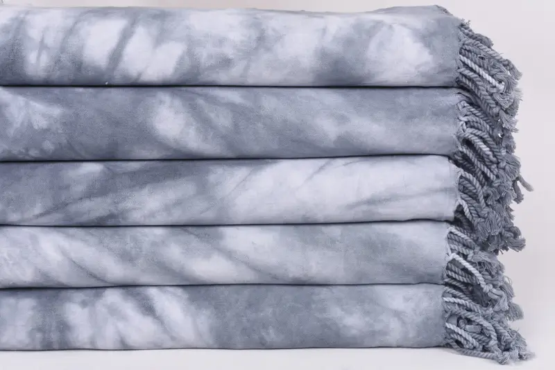Customized Turkish Towel, Home Decor Gifts, 68x36 Cotton Tie Dye Towel, Personalized Wedding Gift, Peshtemal Towel, Embroidery Towels, Spa Towel - 4
