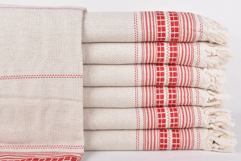 Bedspread, 96x94 Linen Striped Towel, Beach Wedding Favor, Bridal Shower Gift, Personalized Gifts, Turkish Tablecloth, Wedding Day Gift For Bride - 1